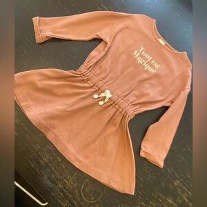 Zara girls mauve shirt dress